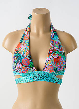 Sutien de costum de baie albastru LULI FAMA femeie