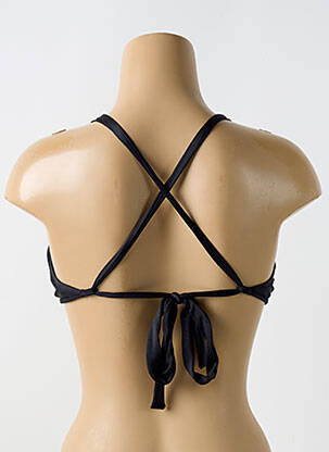 Sutien de costum de baie elasticitate sutien cu susținere înaltă și burete detașabil negru LULI FAMA femeie