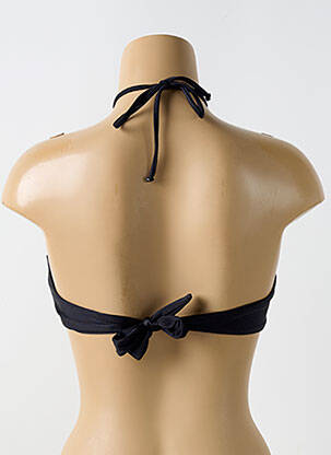 Sutien de costum de baie elasticitate sutien cu susținere înaltă și burete detașabil negru LULI FAMA femeie