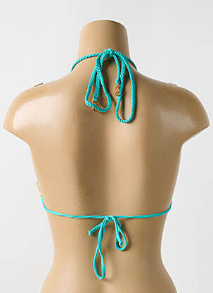 Sutien de costum de baie elasticitate sutien cu susținere înaltă și burete detașabil albastru LULI FAMA femeie