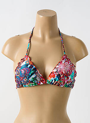 Sutien de costum de baie roșu LULI FAMA femeie