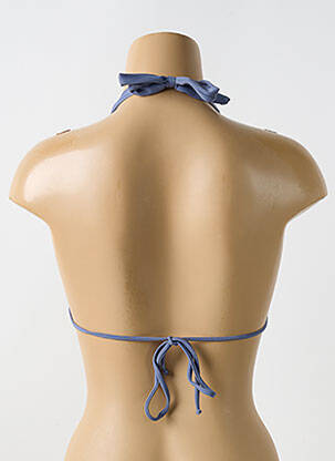 Sutien de costum de baie elasticitate sutien cu susținere înaltă și burete detașabil albastru LULI FAMA femeie