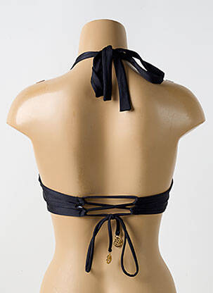 Sutien de costum de baie elasticitate top sutien modelat negru LULI FAMA femeie