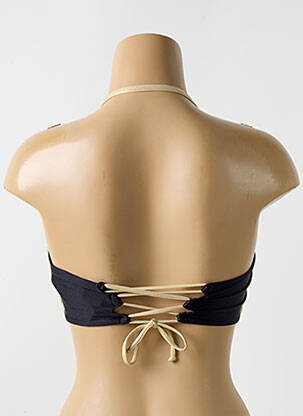 Sutien de costum de baie elasticitate top sutien modelat auriu LULI FAMA femeie