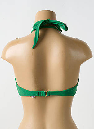 Sutien de costum de baie elasticitate top sutien modelat verde LULI FAMA femeie
