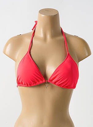 Sutien de costum de baie elasticitate sutien cu susținere înaltă și burete detașabil roșu PHAX femeie