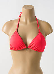 Sutien de costum de baie elasticitate sutien cu susținere înaltă și burete detașabil roșu PHAX femme
