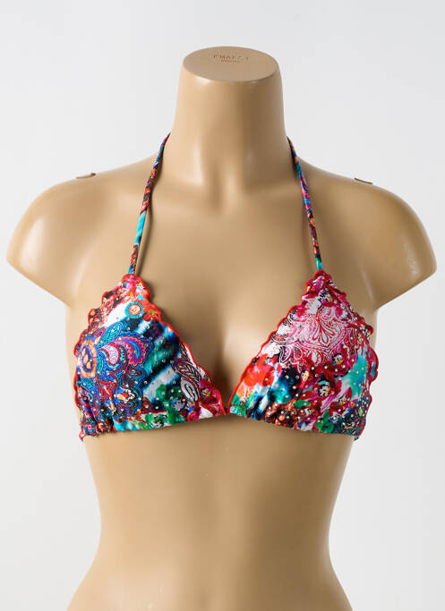 Sutien de costum de baie roșu LULI FAMA femeie