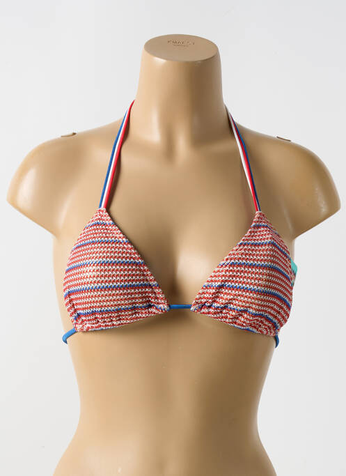 Sutien de costum de baie elasticitate sutien cu susținere înaltă și burete detașabil roșu LULI FAMA femme