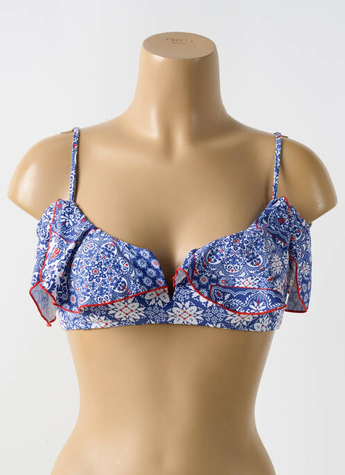 Sutien de costum de baie albastru LULI FAMA femeie