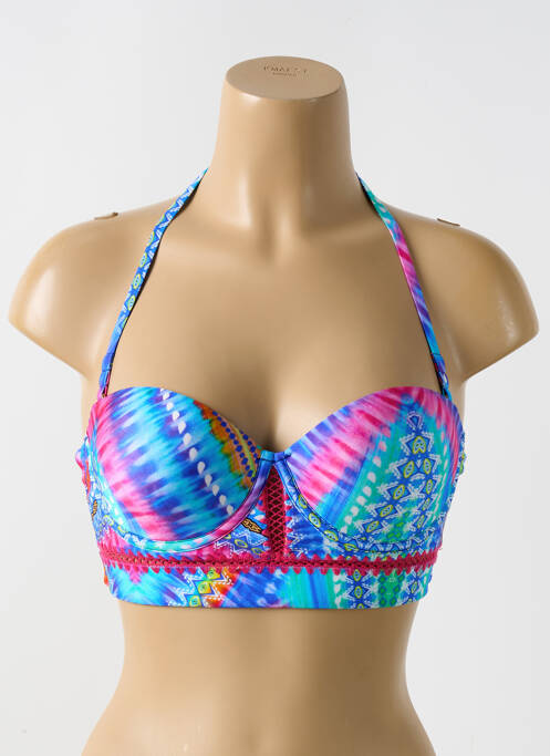 Sutien de costum de baie albastru LULI FAMA femeie