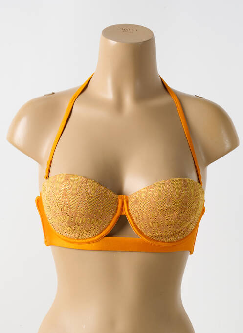 Sutien de costum de baie portocaliu LULI FAMA femeie