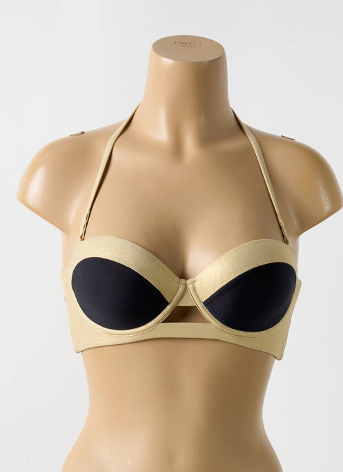 Sutien de costum de baie auriu LULI FAMA femeie