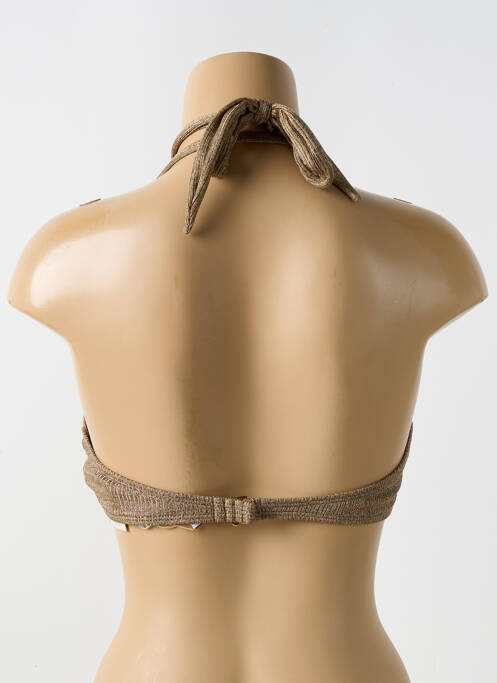 Sutien de costum de baie auriu LULI FAMA femeie