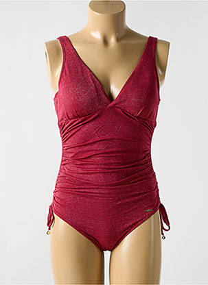 Costum de baie dintr-o singură piesă elasticitate top sutien modelat roșu CYELL femeie