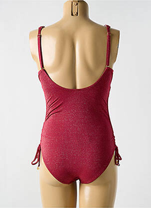 Costum de baie dintr-o singură piesă elasticitate top sutien modelat roșu CYELL femeie