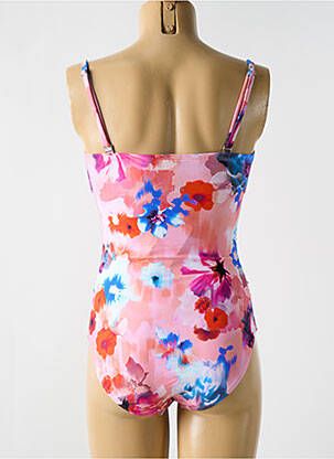 Costum de baie dintr-o singură piesă elasticitate top sutien modelat roz CYELL femeie