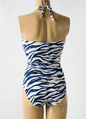 Costum de baie dintr-o singură piesă elasticitate top sutien modelat albastru CYELL femeie