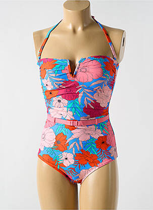 Costum de baie dintr-o singură piesă albastru CYELL femeie