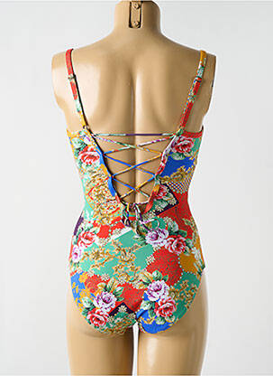 Costum de baie dintr-o singură piesă elasticitate top sutien modelat verde CYELL femeie