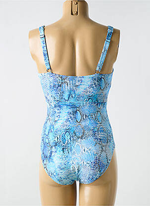 Costum de baie dintr-o singură piesă elasticitate top sutien modelat albastru CYELL femeie