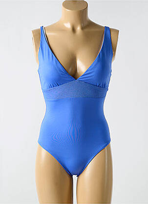 Costum de baie dintr-o singură piesă elasticitate top sutien modelat albastru CYELL femeie