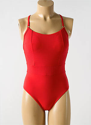 Costum de baie dintr-o singură piesă elasticitate top sutien modelat roșu CYELL femeie