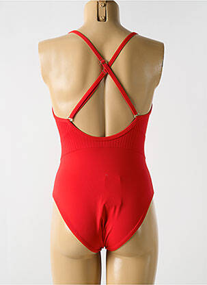 Costum de baie dintr-o singură piesă elasticitate top sutien modelat roșu CYELL femeie
