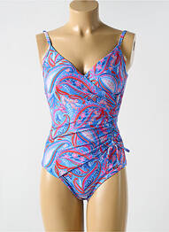 Costum de baie dintr-o singură piesă imprimeu fantezie top sutien modelat albastru CYELL femme