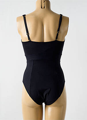 Costum de baie dintr-o singură piesă elasticitate top sutien modelat negru CYELL femeie