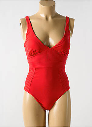Costum de baie dintr-o singură piesă elasticitate top sutien modelat roșu CYELL femeie