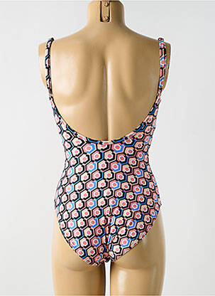 Costum de baie dintr-o singură piesă imprimeu fantezie top sutien modelat negru CYELL femeie