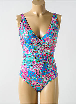 Costum de baie dintr-o singură piesă albastru CYELL femeie