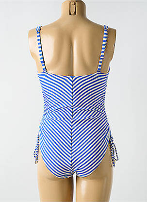 Costum de baie dintr-o singură piesă elasticitate top sutien modelat albastru CYELL femeie