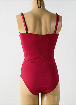Costum de baie dintr-o singură piesă elasticitate top sutien modelat roșu CYELL femeie