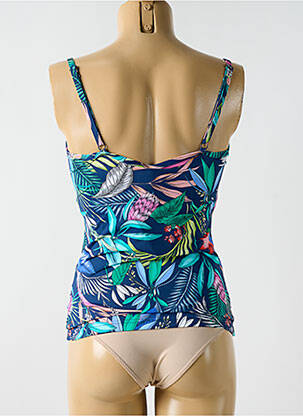 Top de baie imprimeu tie and dye albastru CYELL femeie