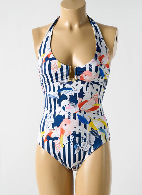 Costum de baie dintr-o singură piesă albastru CYELL femeie