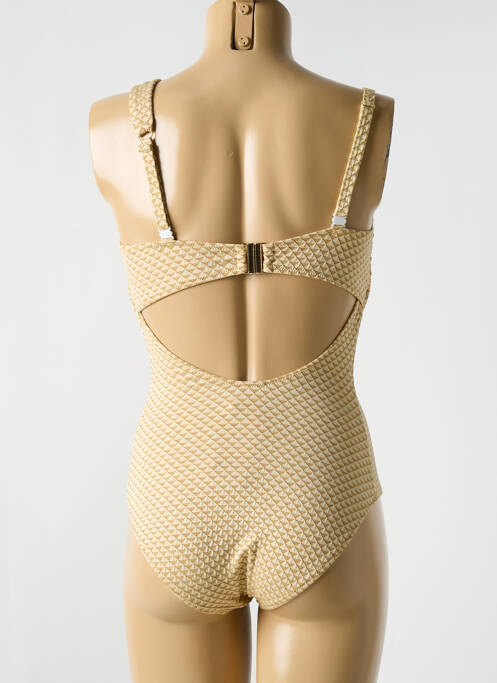 Costum de baie dintr-o singură piesă bej CYELL femeie