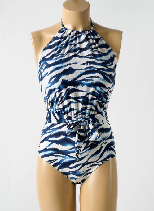 Costum de baie dintr-o singură piesă albastru CYELL femeie