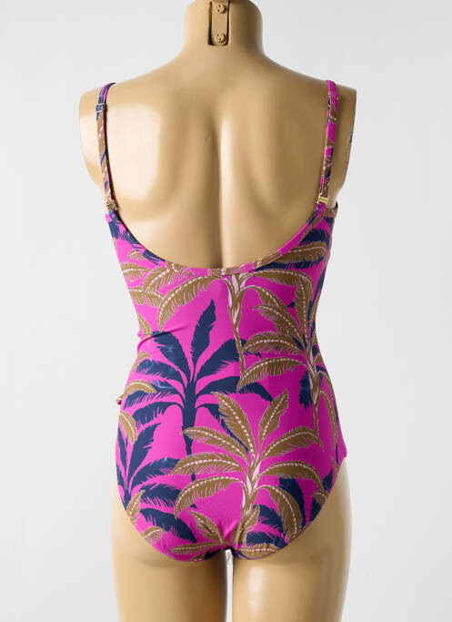 Costum de baie dintr-o singură piesă elasticitate top sutien modelat roz CYELL femme