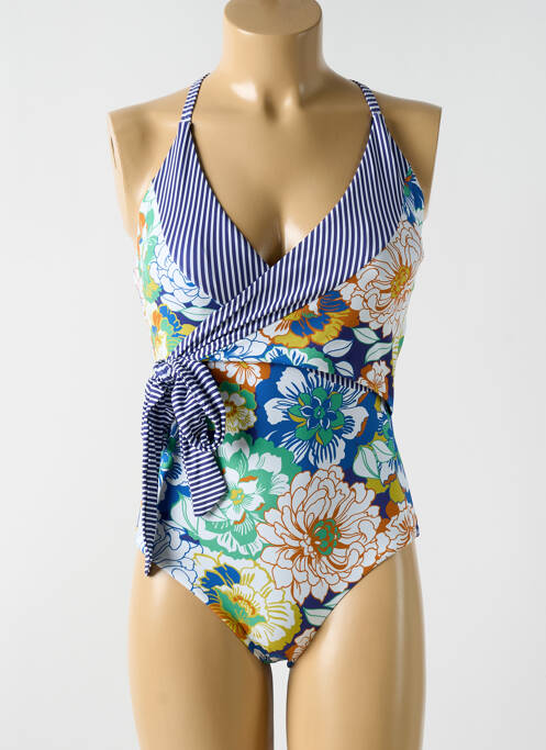 Costum de baie dintr-o singură piesă albastru CYELL femeie