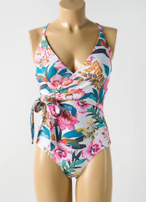 Costum de baie dintr-o singură piesă alb CYELL femeie