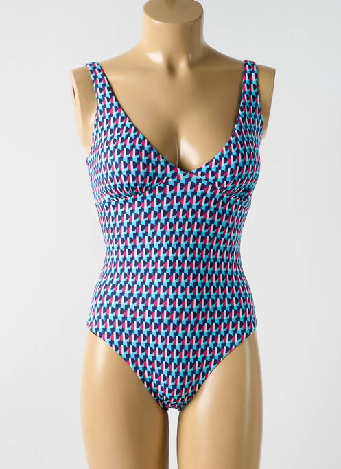 Costum de baie dintr-o singură piesă albastru CYELL femeie