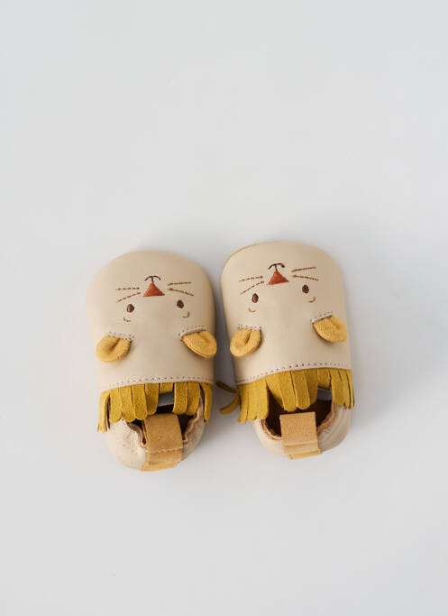 Papuci/Pantofi de casă galben MOULIN ROTY copil