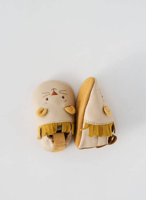 Papuci/Pantofi de casă galben MOULIN ROTY copil