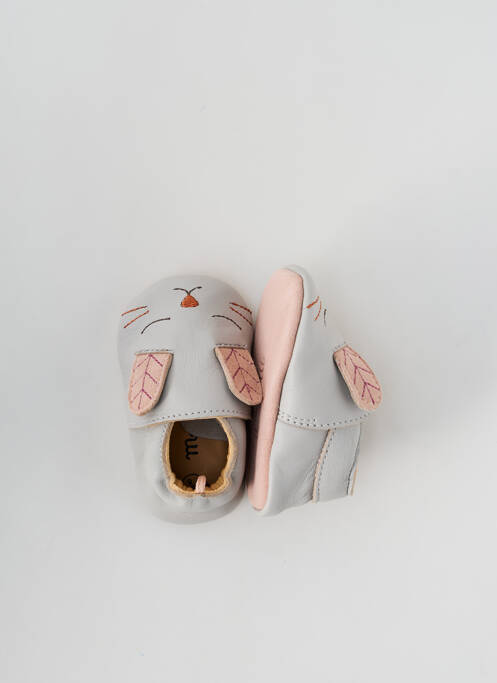 Papuci/Pantofi de casă gri MOULIN ROTY fată