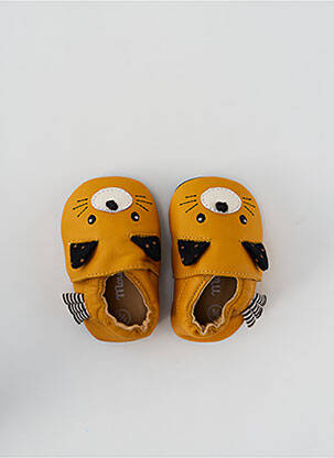 Papuci/Pantofi de casă galben MOULIN ROTY băiat