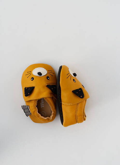 Papuci/Pantofi de casă galben MOULIN ROTY băiat