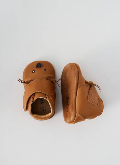 Papuci/Pantofi de casă maro MOULIN ROTY băiat