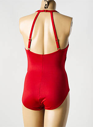 Costum de baie dintr-o singură piesă elasticitate top sutien modelat roșu MIRACLESUIT femeie